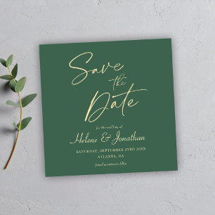 Save The Date Mariage minimaliste écologique moderne