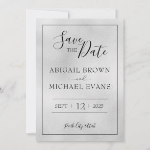 Save The Date Mariage minimaliste Enregistrer la date
