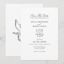Mariage minimaliste moderne