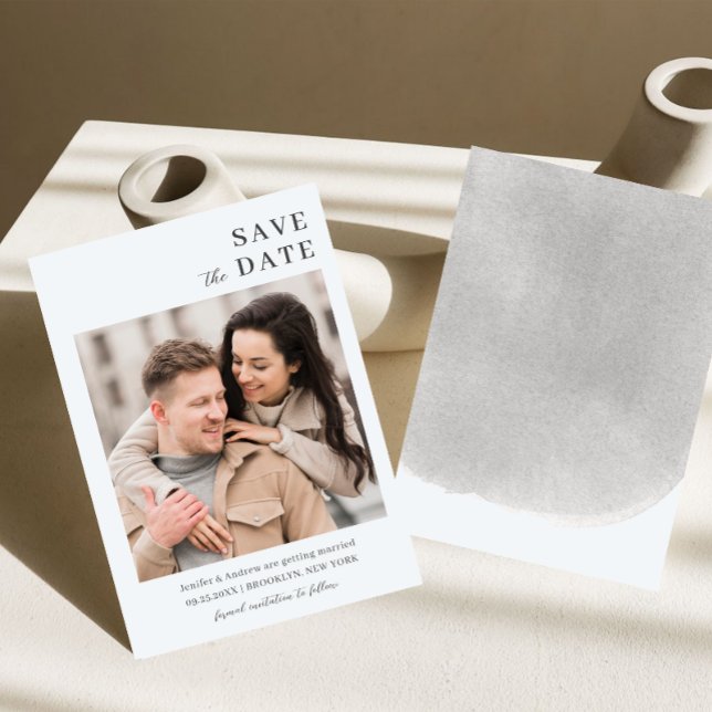 Save The Date Mariage minimaliste moderne (Créateur téléchargé)