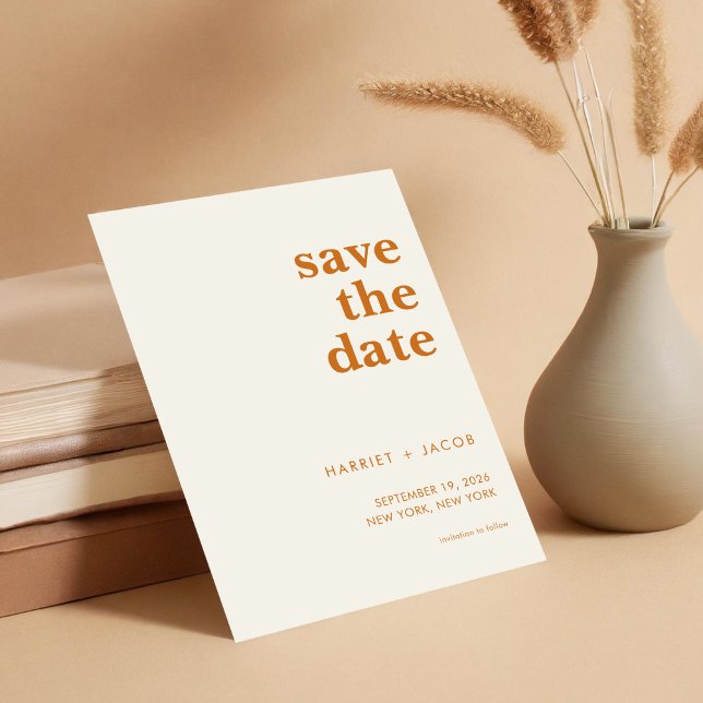 Save The Date Mariage minimaliste moderne Enregistrer la date (Créateur téléchargé)