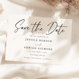 Save The Date Mariage moderne minimaliste simple