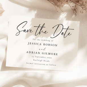 Save The Date Mariage moderne minimaliste simple