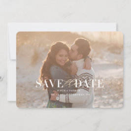 Save The Date Mariage moderne Sauvez les dates