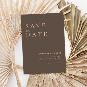 Save The Date Mariage moderne simple Enregistrer la date