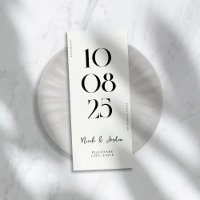 Mariage moderne simple et chic