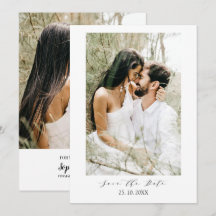 Mariage moderne, simple, typographie