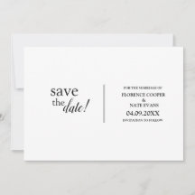 Mariage moderne, simple, typographie