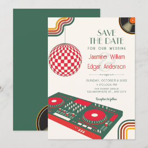 Save The Date Mariage musique rétro