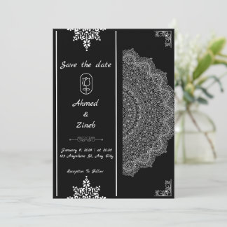 Save The Date Mariage Musulman Sauvegarder la Date