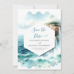 Save The Date Mariage nautique Boho Waves