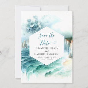 Save The Date Mariage nautique minimaliste