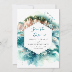 Save The Date Mariage nautique romantique minimaliste