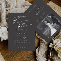 MARIAGE photo BLAIRE Modern Calligraphy Script