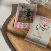 Mariage photo d'été Whimsical manuscrit amusant