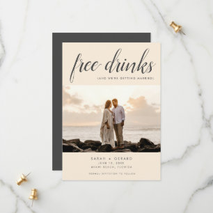 Save The Date Mariage photo élégant de destination de plage