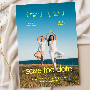 Save The Date Mariage photo minimaliste