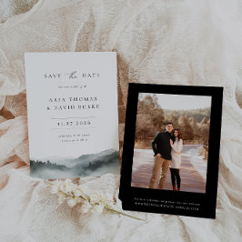 Save The Date Mariage photo Misty Mountain