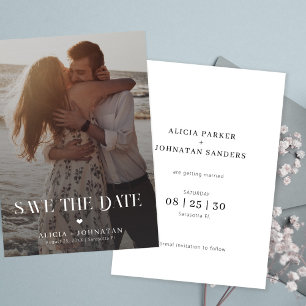 Save The Date Mariage photo moderne