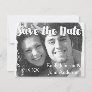 Save The Date Mariage photo moderne Enregistrer la date