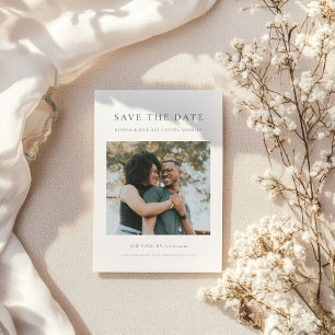 Save The Date Mariage photo moderne minimaliste chic