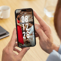 Mariage photo unique Enregistrer la date