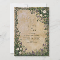 Mariage Romantique dans un Jardin Médiéval