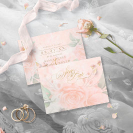 Save The Date Mariage Rose souple ID828