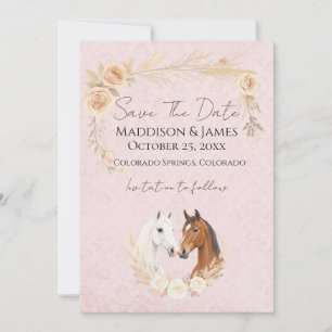 Save The Date Mariage rustique bohème à la campagne