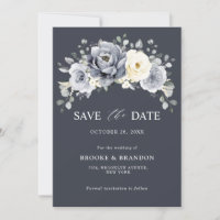 Mariage rustique d'hiver gris argenté et floral iv
