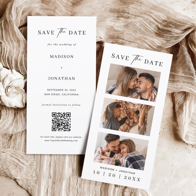 Save The Date Mariage Signet de la cabine photo (Créateur téléchargé)