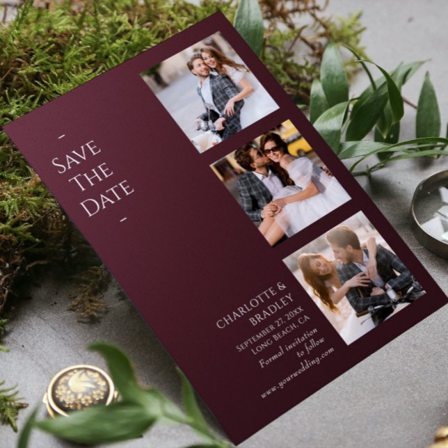 Save The Date Mariage Simple Enregistrer La Photo Date (Créateur téléchargé)
