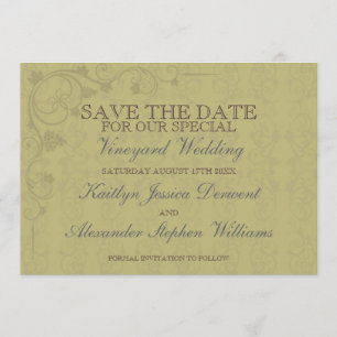 Save The Date Mariage Spécial Vignoble Enregistrer La Date