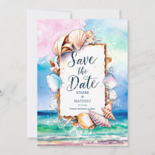 Save The Date Mariage Sun Beach