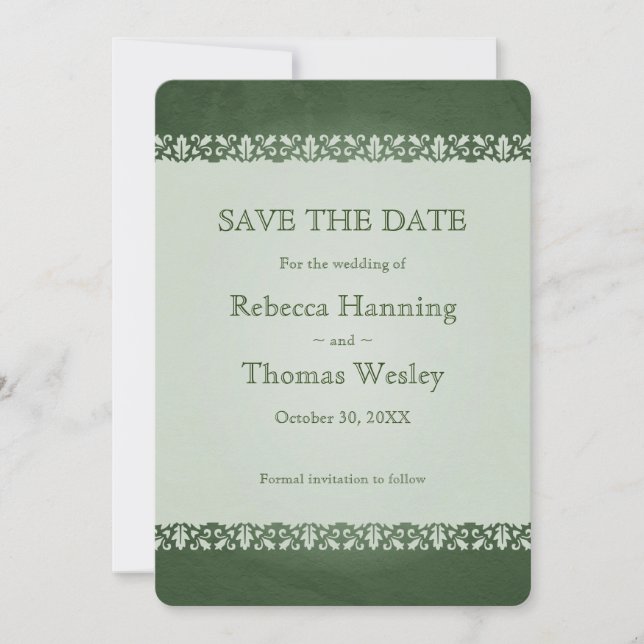 Save The Date Mariage traditionnel irlandais de croix celtique (Devant)