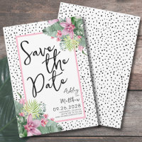 Mariage Tropical de script mignon