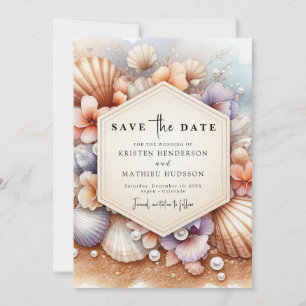 Save The Date Mariage unique à Boho Beach