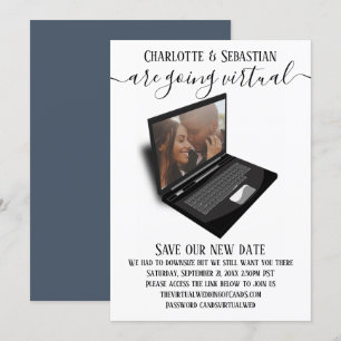 Save The Date Mariage virtuel Enregistrer la photo de date