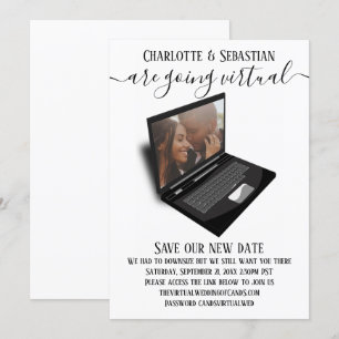 Save The Date Mariage virtuel Enregistrer la photo de date