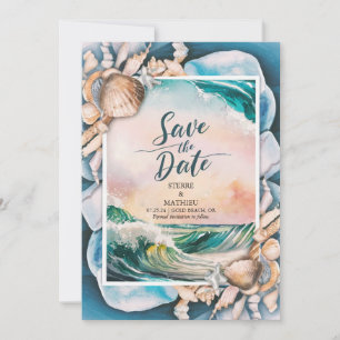 Save The Date Mariage Whimsical Beach