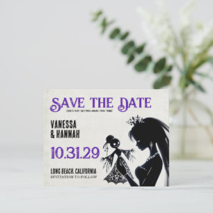 Save The Date Mariée avec mariée poupée vaudou