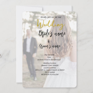 Save The Date mariée trouvant le chemin du mariage de l'époux