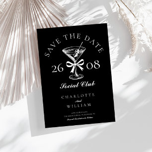 Save The Date Martini moderne à main