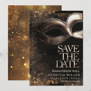 Save the Date Masquerade Party Einladung