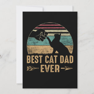 Save The Date Meilleur Chat Papa Jamais Drôle Daddy Chat Happy