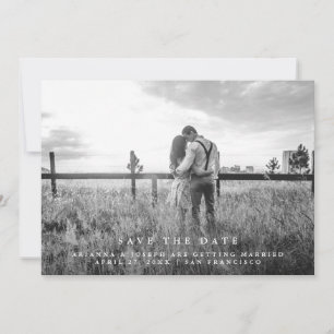 Save The Date Message Moderne   Enregistrez la Date Photo