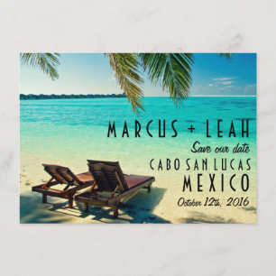 Save The Date Mexique Destination Mariage Enregistrer la date