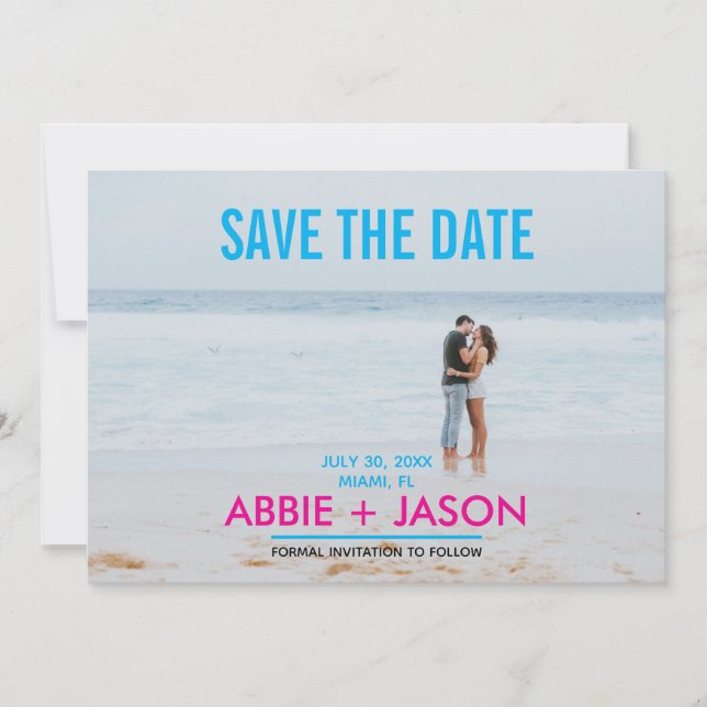 Save The Date Miami Nights (Devant)