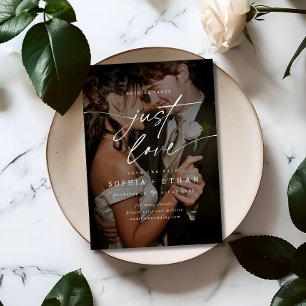 Save The Date Minimaliste Rien De Fancy Just Love Photo Overlay