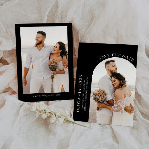Save the Date Minimalistisch mit Fotokarte
